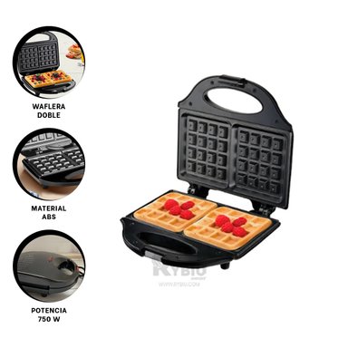 ASADOR PARA SANDWICHES RYBIU EL30714 EN COLOR NEGRO + REGALO AGENDITA