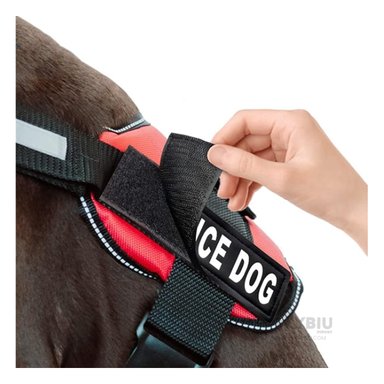 ARNÉS PERROS MA30991 RYBIU PET CON DISEÑO ROJO TALLA S + PAPEL REGALO