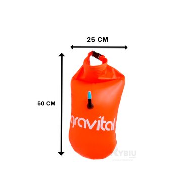 INFLABLE LIGERO GUARDAVIDA EN ANARANJADO Y+REGALO STICKERS - 5