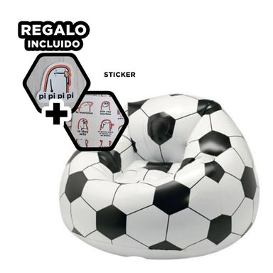ACCESORIO INFLABLE REDONDO PARA HOGAR Y DESCANSO Y+REGALO STICKER
