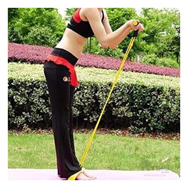 BANDA DURADERA FIT AMARILLO Y NEGRO Y+ENVOLTORIO DE REGALO