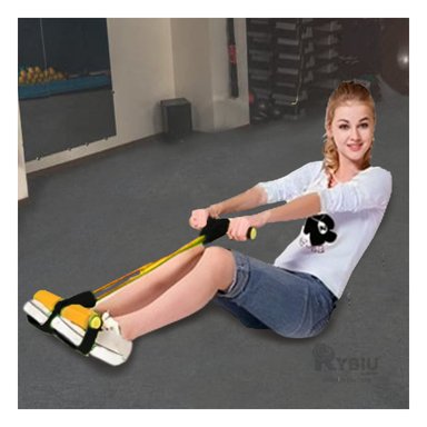 BANDA DINAMICA ABDOMINAL AMARILLO Y NEGRO Y+REGALO AGENDITA