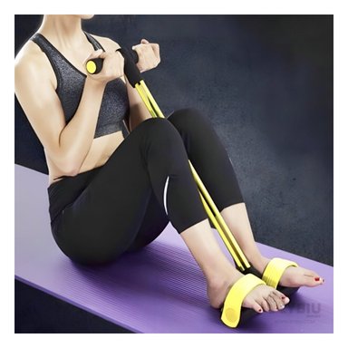 BANDA DE RESISTENCIA AMARILLO Y NEGRO Y+GIFT MINIAGENDA