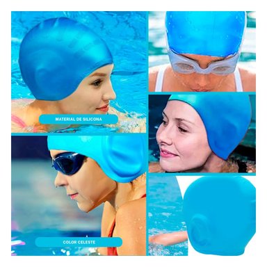 ACCESORIO PISCINA RYBIU MG-ED06 CELESTE COFIA VERSATIL NATACION + POST-IT ADHESIVOS