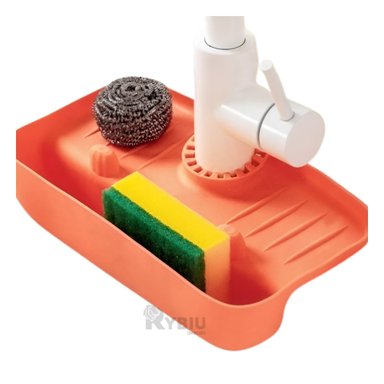 BANDEJA LIGERA EN COLOR ANARANJADO Y+ENVOLTORIO DE REGALO