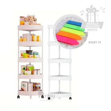 ORGANIZADOR RYBIU HO29448 BLANCO VERSATIL + BANDERITAS ADHESIVAS