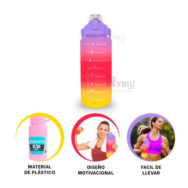 TOMATODO RYBIU NA5380V CONTENEDOR USO DIARIO EN MULTICOLOR 2LT + GIFT STICKERS