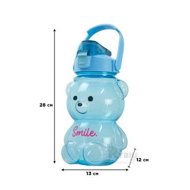 BOTELLA RYBIU CO30495 SOPORTE AZUL + REGALO LIGAS PEINAR