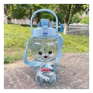 TOMATODO RYBIU CO30495 CONTENEDOR OSO SMILE PORTATIL AZUL + REGALO STICKERS