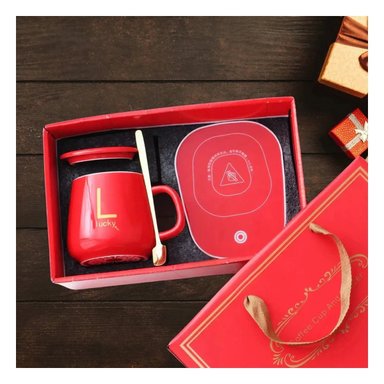 SET RYBIU CALENTADOR TAZA EN CAJA ROJO - 1