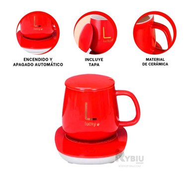 SET RYBIU COMPACTO Y MODERNO ROJO + REGALO AGENDITA - 3