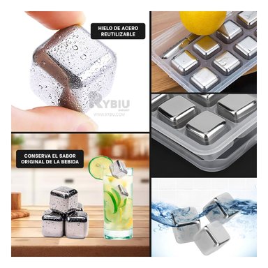 HIELERA RYBIU CO32513 PLATEADO KIT CONGELAR + REGALO STICKERS