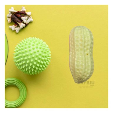 MORDEDOR PERROS MA29078 APTO AMARILLO + REGALO LIGAS PEINAR RYBIU