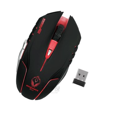 MOUSE GAMER INALÁMBRICO RYBIU M834 NEGRO CURSOR ORDENADOR + BANDERITAS ADHESIVAS - 2