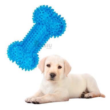 PACK JUGUETES PERROS MA29852 PACK COLORIDO CELESTE + ENVOLTORIO REGALO RYBIU