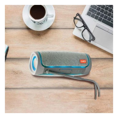 ALTOPARLANTE PORTATIL GRIS CON BLUETOOTH Y SONIDO VIVO PARA ESPACIOS DE CASA Y+POST IT - 3