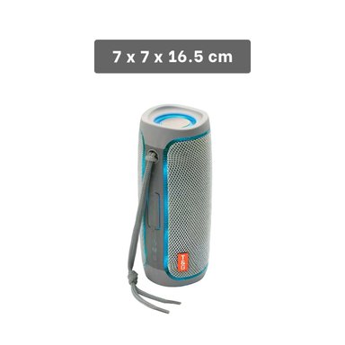 ALTOPARLANTE PORTATIL GRIS CON BLUETOOTH Y SONIDO VIVO PARA ESPACIOS DE CASA Y+POST IT - 4