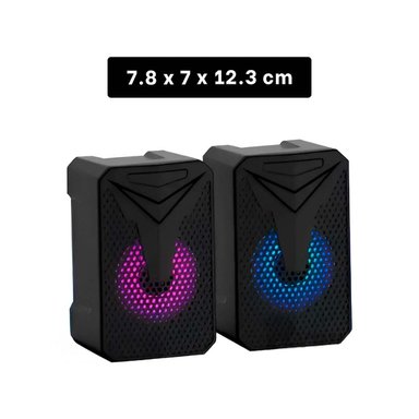 BOCINA PORTATIL DE SONIDO FUERTE PARA VIAJES REUNIONES Y ACTIVIDADES Y+REGALO STICKER - 4