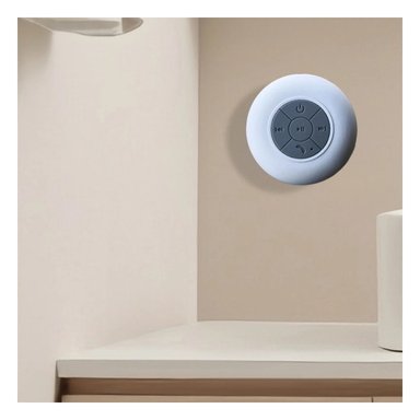 PARLANTE RYBIU TE31622 FUNCIONAL DUCHA COLOR BLANCO + REGALO STICKERS - 2