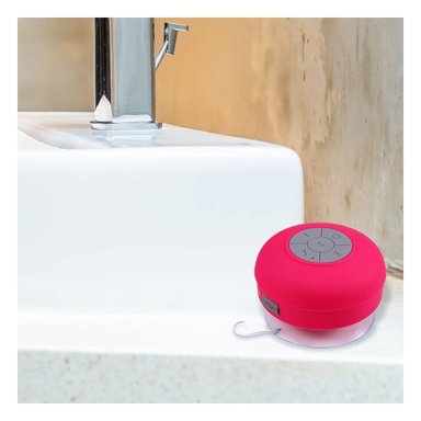 SISTEMA PORTATIL DE SONIDO ROSADO CON CONEXION BLUETOOTH PARA AMBIENTE EN HOGAR Y+POST IT - 2