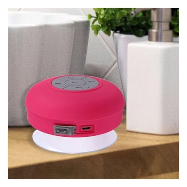 SISTEMA PORTATIL DE SONIDO ROSADO CON CONEXION BLUETOOTH PARA AMBIENTE EN HOGAR Y+POST IT - 3