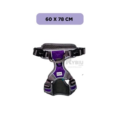 CORREA PERROS MA30090 RYBIU PRACTICA EN MORADO + REGALO LIGAS PEINAR
