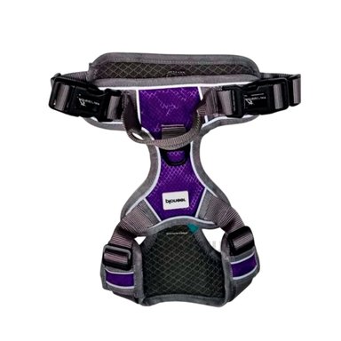 ARNÉS PERROS MA30090 RYBIU AJUSTABLE CON COSTURAS REFORZADAS S MORADO + STICKERS