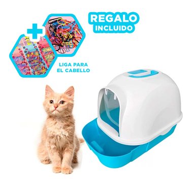 BANDEJA GATOS RYBIU MA30912 BONITA RESISTENTE CELESTE + LIGAS REGALO