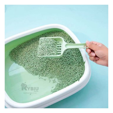 BANDEJA GATOS RYBIU MA30906 SANITARIA VERDE + REGALO LIGAS PEINAR