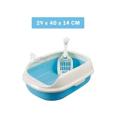 BANDEJA GATOS RYBIU MA30907 MASCOTAS AZUL + REGALO LIGAS PEINAR - 5