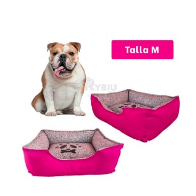 COLCHON PERROS MA31033 PERFECTA TALLA M FUCSIA RYBIU + REGALO STICKERS