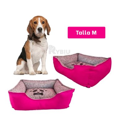 COLCHON PERROS MA31033 MASCOTA TALLA M FUCSIA RYBIU + ENVOLTORIO REGALO