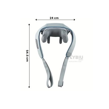 MASAJEADOR RYBIU HO29763 ALIVIAR LA TENSION GRIS + PAPEL REGALO - 5