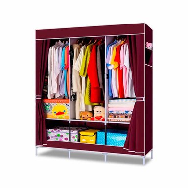 ARMARIO RYBIU HO30723 TELA 3 PUERTAS RESISTENTE TRES NIVELES + REGALO STICKERS - 3