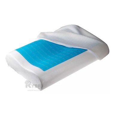 COJIN DE RELAJACION CERVICAL CELESTE Y+ENVOLTORIO DE REGALO - 4