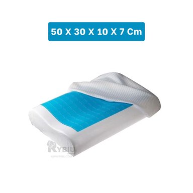 COJIN PRACTICO PARA HOMBROS DE COLOR CELESTE Y+GIFT STICKERS - 5