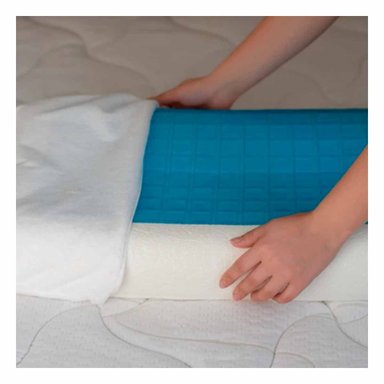 DISENO CERVICAL ORTOPEDICO CON GEL PARA APOYO SUAVE Y DESCANSO DIARIO Y+LIGAS REGALO