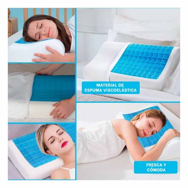 FORMATO CERVICAL ORTOPEDICO CON GEL PARA SUENO ESTABLE Y MEJOR ALINEACION Y+POST IT - 5