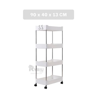 ESTANTERÍA RYBIU HO30742 BLANCO UTIL + BANDERITAS ADHESIVAS