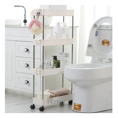 ESTANTE RYBIU HO30742 BLANCO MOVIBLE + PAPEL REGALO