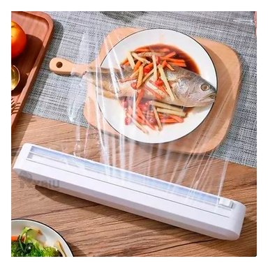 DISPENSADOR PAPEL RYBIU HO30774 BLANCO APARATO PRACTICO FILL + ENVOLTORIO REGALO