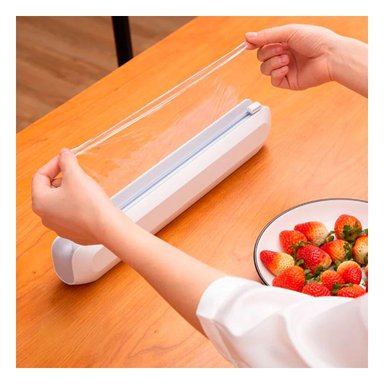 DISPENSADOR PAPEL RYBIU HO30774 BLANCO EQUIPO EFICIENTE MULTIUSO + LIGAS REGALO