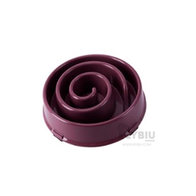 COMEDERO GATO RYBIU ESPIRAL GUINDA + ENVOLTORIO REGALO