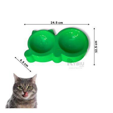 PLATILLO GATO MA31290 RYBIU MULTIFUNCIONAL M VERDE + REGALO LIGAS PEINAR