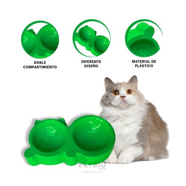 PLATILLO GATO MA31290 RYBIU VERSATIL TALLA M VERDE + POST-IT ADHESIVOS