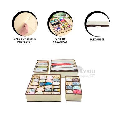 KIT PRACTICO EN COLOR BEIGE Y+ENVOLTORIO DE REGALO