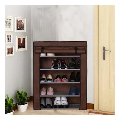 ZAPATERA RYBIU HO30842 MARRÓN ORGANIZADORA Y ERGONOMICA