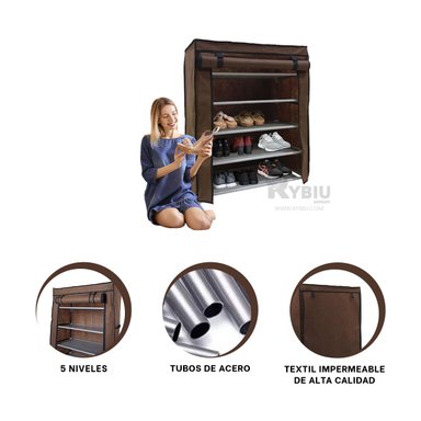 SOPORTE RYBIU HO30842 MARRÓN VERSATIL CALZADO + GIFT MINIAGENDA