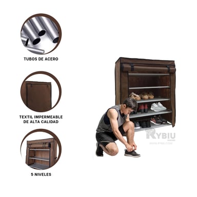 SOPORTE RYBIU HO30842 MARRÓN VERSATIL CALZADO + GIFT MINIAGENDA - 2