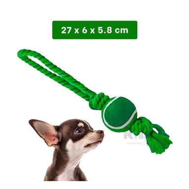 JUGUETE PERROS MA31361 VERSATIL VERDE + LIGAS REGALO RYBIU